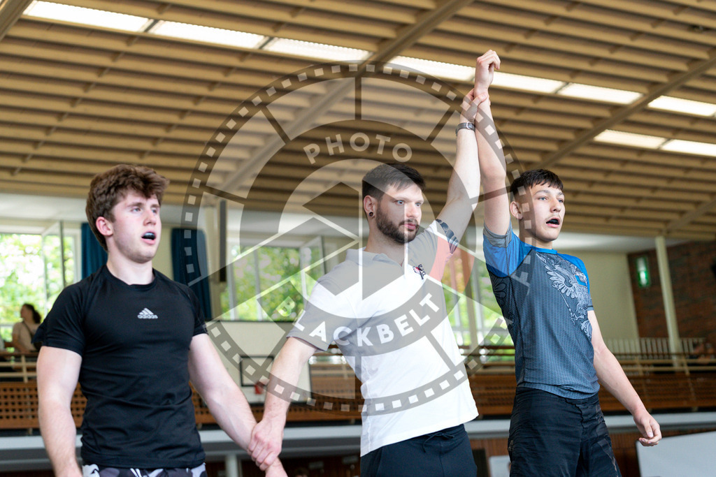 20240608PBB03174 | Fighters compete during the ILLCS VII summer edition luta livre competition in Hannover, Germany, on June 8, 2024.