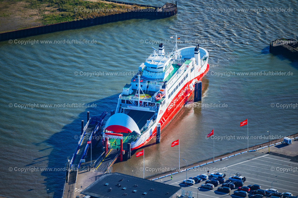 Römö_Syltfähre_FRS_ELS_2874280824 | HAVNEBY 28.08.2024 Im Hafen festgemachtes Fährschiff " Limassol " in Havneby auf der Insel Römö in der Region Syddanmark, Dänemark. // Moored ferry in the harbor " Limassol " in Havneby at the island Roemoe in Syddanmark, Denmark. Foto: Martin Elsen