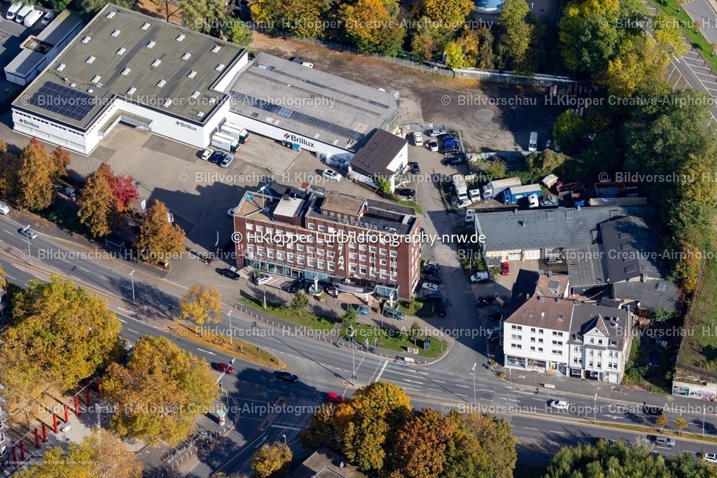 Luftbild Essen-6926 | Luftbild Gebäude des Restaurant " Le Palais Festsaal " an der Gladbecker Straße in Essen i - Realisiert mit Pictrs.com