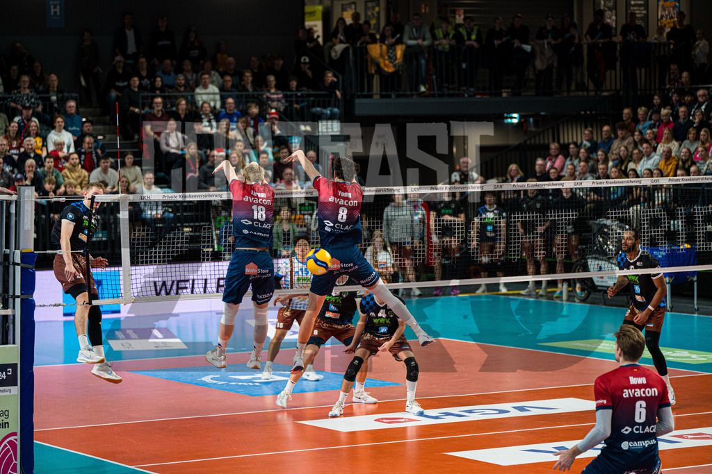 Volleyball I Herren I Saison 2025/2026 I Bundesliga I 10. Spieltag I SVG Lüneburg - WWK Volleys Herrsching | CONTRAST ZERØ MEDIA - Realisiert mit Pictrs.com