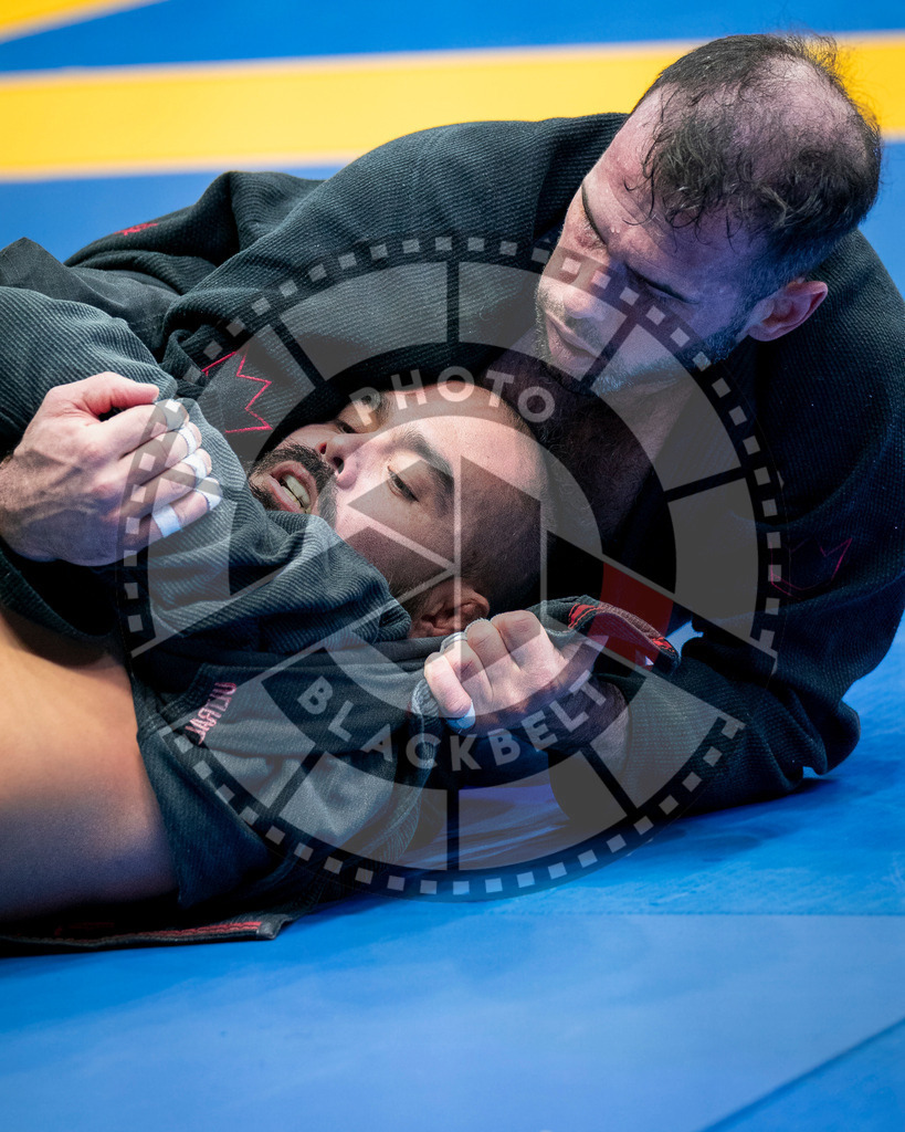 20240126PBB2086 | Fighters compete during the Brazilian Jiu-Jitsu European Championship of the IBJJF in Paris, France, on January 26, 2024.