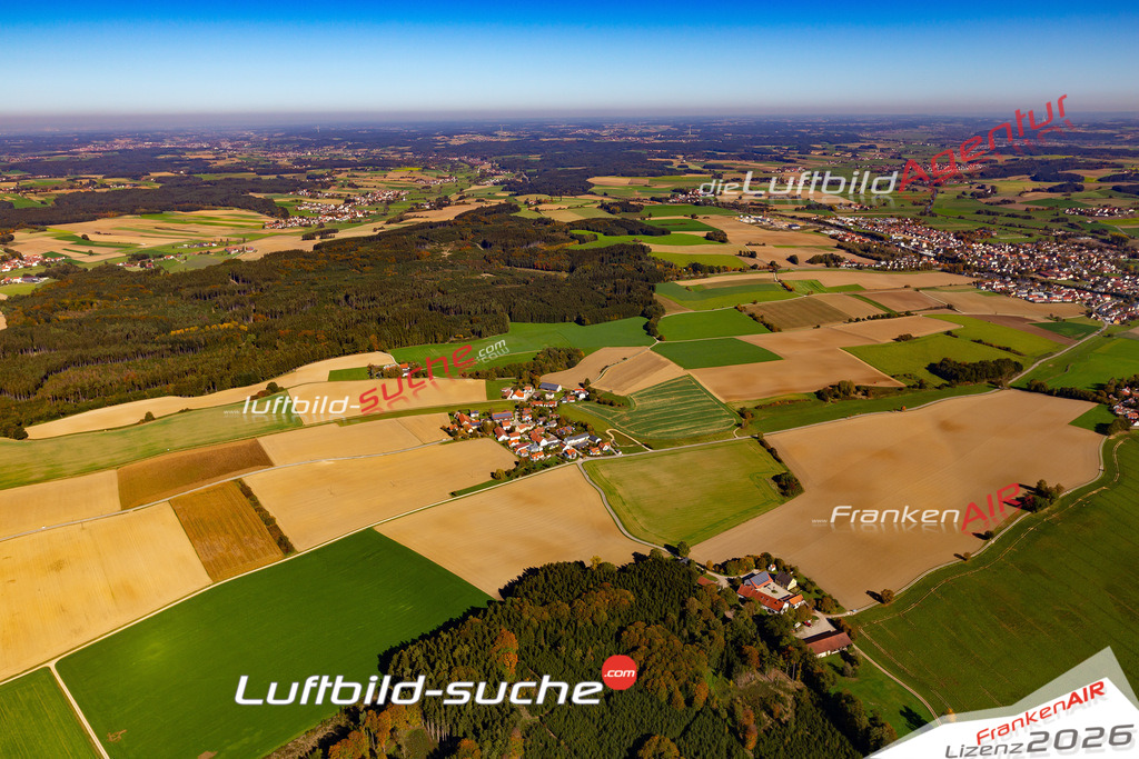 aktuelles Luftbild von Sollern Petershausen - Luftaufnahme wurde 2018 von https://frankenair.de mittels Flugzeug (keine Drohne) erstellt.