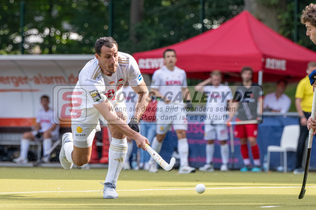 SFE_20230916_0018 | Hockey 1. Bundesliga Herren Rot-Weiss - TSV Mannheim am 16.09.2023 in Köln (KTHC Stadion Rot-Weiss Köln Tennis and Hockey Club), Photo: Stephan Fehrmann 2023 (Sports-Gallery),Elian Mazkour ( Rot-Weiss Köln #26 )