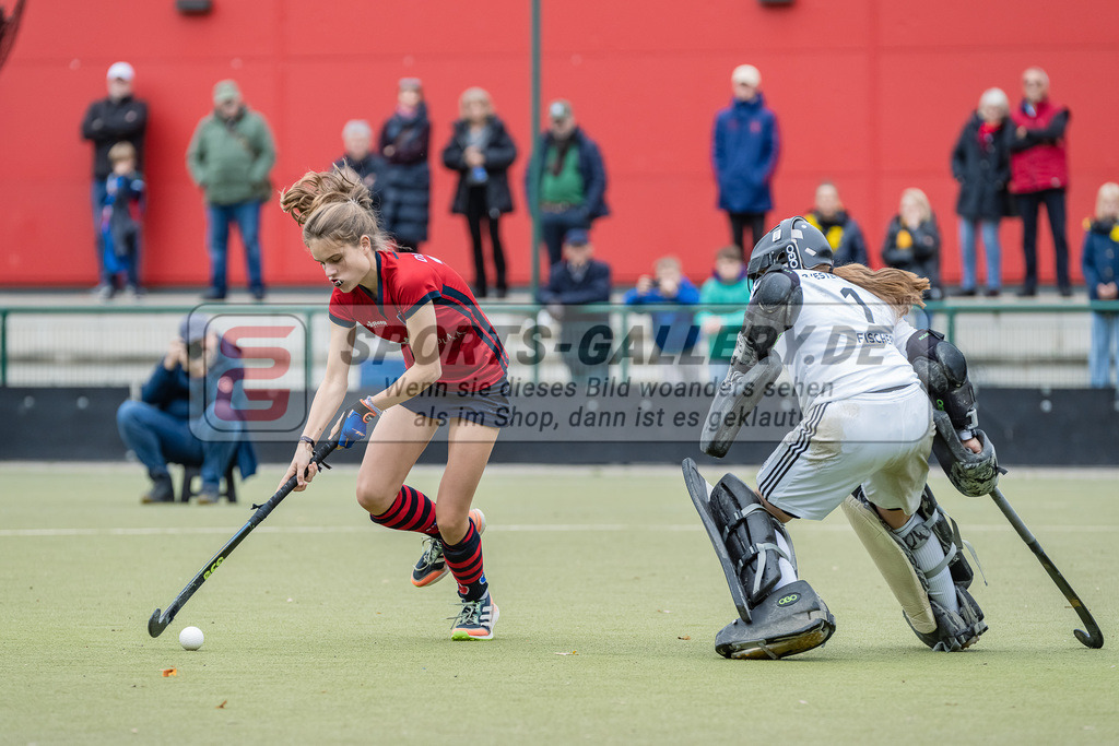 HK_20231022_105981 | Platz 3 Deutsche Meisterschaft Feld WU16 Berliner HC - Harvestehuder THC am 22.10.2023 DHC, Düsseldorf ,