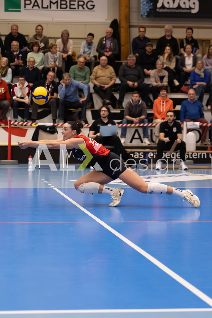 Volleyball I Frauen I Saison 2025-2026 I Volleyball NLA | Women I Round 16 I VC Kanti Schaffhausen - Viteos NUC I 31.01.2026 | 9 Dvoracek Maia (US) (Viteos NUC) – Diagonalangriff - Realisiert mit Pictrs.com