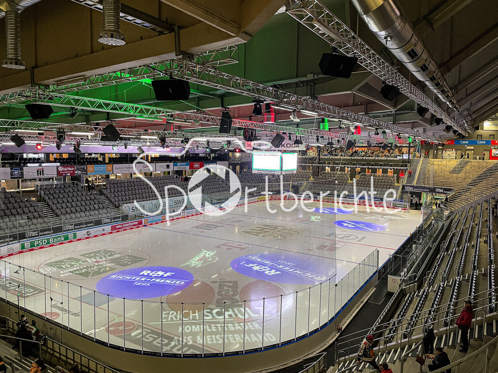 Augsburger Panther - Adler Mannheim | Das Curt Frenzel Stadion in Augsburg vor der Partie gegen Mannheim
