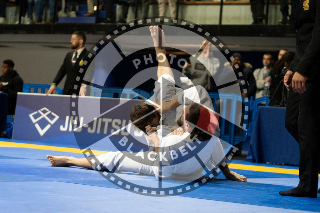 20240119PBB0930 | Fighters compete during the IBJJF European Championship in Paris, France, on January 19, 2024.