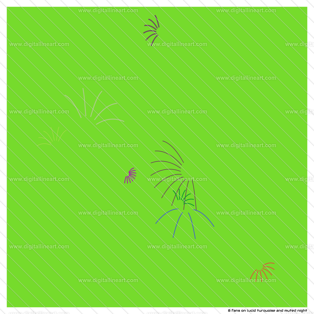 8-fans-lucid-turquoise-and-muted-night | digitallineart - Realisiert mit Pictrs.com
