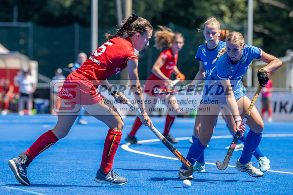 SFE_20230708_0088 | EuroHockey EM U18 Girls Belgium vs Scotland am 08.07.2023 in Krefeld (Gerd-Wellen-Hockeyanlage), Photo: Stephan Fehrmann 2023 (Sports-Gallery)