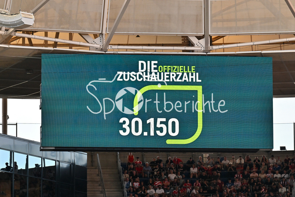 TSG 1899 Hoffenheim - FC Bayern München | Die offizielle Zuschauerzahl in der PreZero Arena an diesem Samstag Nachmittag / Symbolbild / Ausverkauft, Bundesliga: TSG 1899 Hoffenheim - FC Bayern München; PreZero-Arena am 20.09.2025 / DFL REGULATIONS PROHIBIT ANY USE OF PHOTOGRAPHS AS IMAGE SEQUENCES AND/OR QUASI-VIDEO