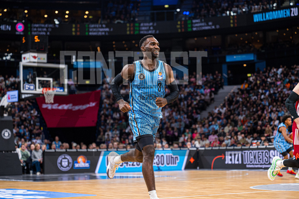 Basketball I Herren I Bundesliga I Saison 2025-2026 I 22. Spieltag I Veolia Towers Hamburg - FC Bayern Basketball | CONTRAST ZERØ MEDIA - Realisiert mit Pictrs.com
