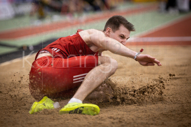 Deutsche Leichtathletik-Hallenmeisterschaften; Dortmund, 28.02.2026 | Nick Schmahl (Hamburger SV, 240); Deutsche Leichtathletik-Hallenmeisterschaften am 28.02.2026 in der Helmut-Körnig-Halle in Dortmund. 