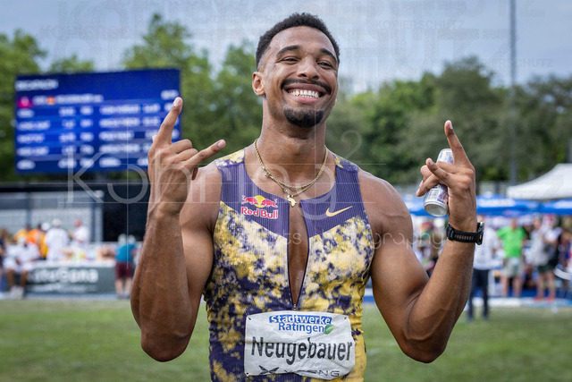 Multisport Event; Ratingen, 28.06.2026 | RATINGEN, GERMANY - JUNE 28, 2026 : Leo Neugebauer (GER / Germany) after the decathlon during the Multisport Event at Stadion Ratingen on June 28, 2026 in Ratingen, Germany.
