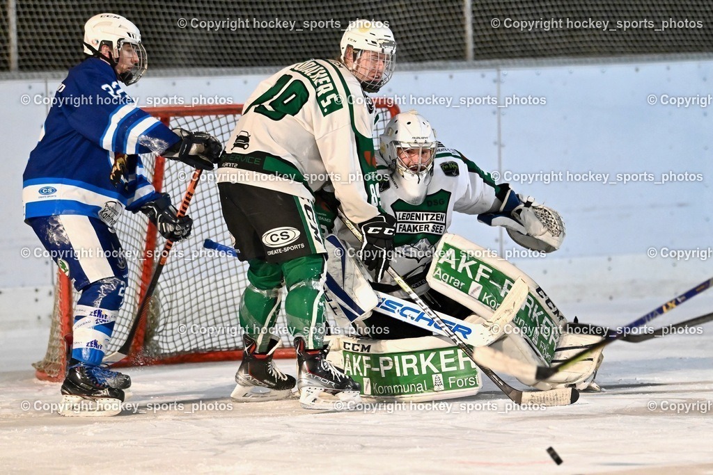 EC Ice Tigers Paternion vs. DSG Ledenitzen Faakersee 14.1.2024 | #22 Neuschitzer Nino, #89 Staudacher Sandro, #32 Baumann Rene