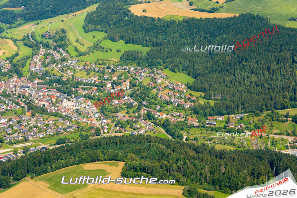 Das Luftbild zeigt :  Glatten - Die Luftaufnahme wurde 2024 vom UL-Flugzeug aus erstellt ( keine Drohne ) - Hochauflösende Luftaufnahme - Für grossformatige Ausdrucke geeignet. Die Geschenkidee !Mit Lizenz und Bildrechte bestellbar