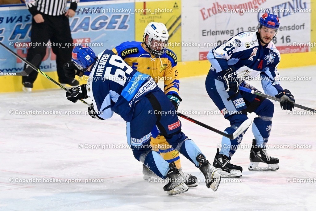 ESC Steindorf vs. EHC Althofen 13.1.2024 | #69 Kreuzer Philipp, #28 Bacher Stefan