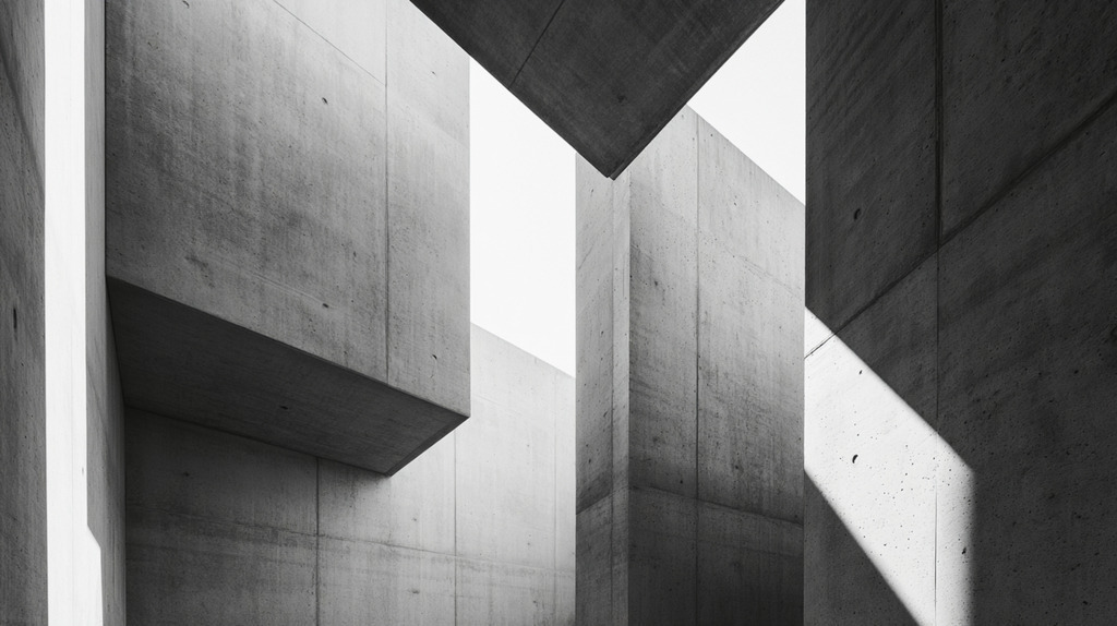 KI00139 | Mit moderner KI‑generiertes schwarz-weiß Artwork, sorgfältig manuell für den Druck optimiert.