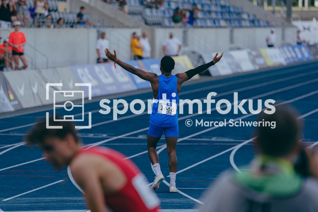 Deutsche Meisterschaften U20 / U16 2026 | Alvin Mawumba, TV Wattenscheid 01, 1666, 200-Meter-Lauf, FinaleDeutsche Meisterschaften der U20 &amp; U16 2026, Lohrheidestadion Bochum-Wattenscheid, 12.07.2026. Foto: Marcel Schwering / sportimfokus - Realisiert mit Pictrs.com