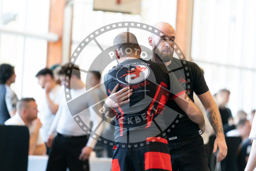 20250329PBB2004 | Fighters compete during the International Luta Livre (ILLCS) Germany IX Spring 2025 Competition spring on March 29, 2025 in Hannover, Germany.© Chiara Dazi