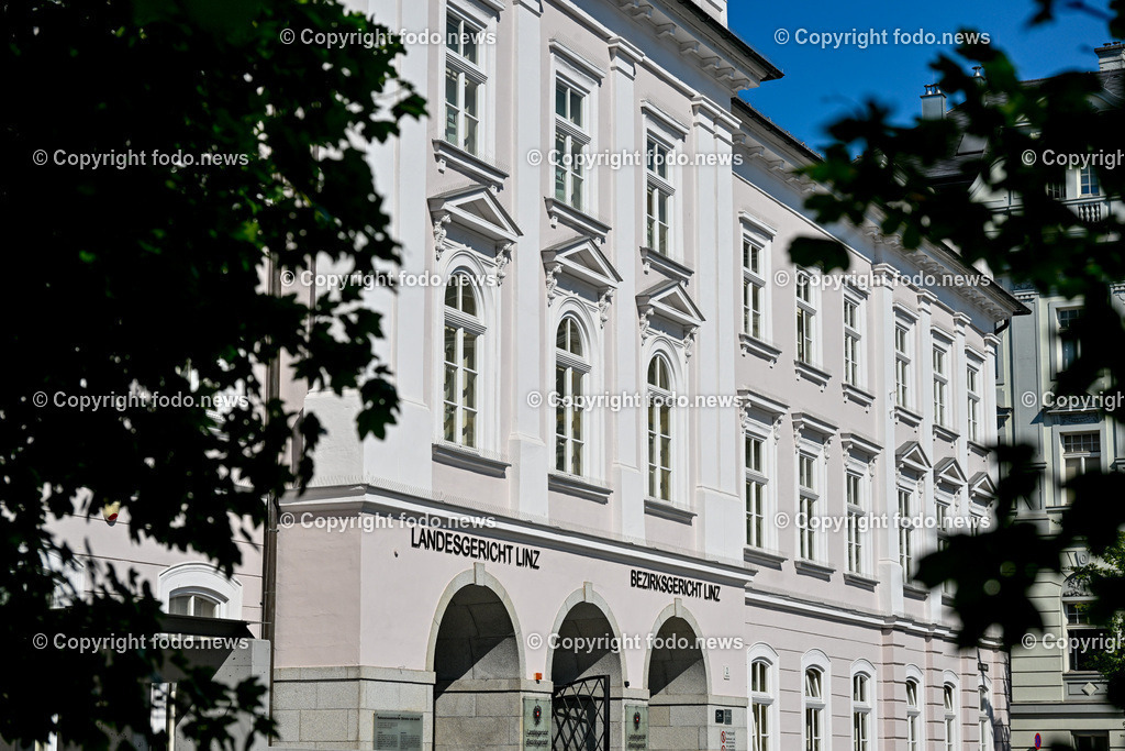 Gericht_ Landesgericht Linz_ Gerichtsgebaeude_ 26.06.2023-3 | 26.06.2023, Landesgericht Linz, AUT, Landesgericht Linz, Gerichtsgebaeude, im Bild Gerichtsgebaeude Landesgericht Linz