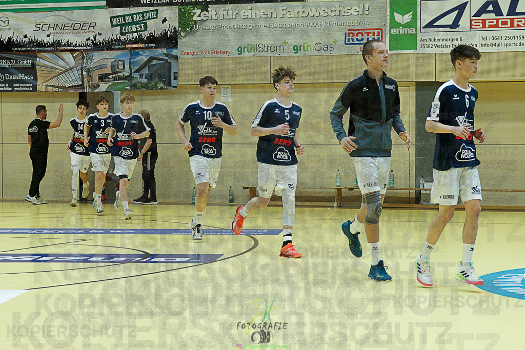 mJB Pokalrunde dt. Meisterschaft, TV Hüttenberg - TSV GWD Minden | mJB Pokalrunde dt. Meisterschaft, TV Hüttenberg - TSV GWD Minden am 15.03.2025 in Münchholzhausen (Sporthalle Münchholzhausen)Photo © 2025 - Jörg Heinrich - Realisiert mit Pictrs.com