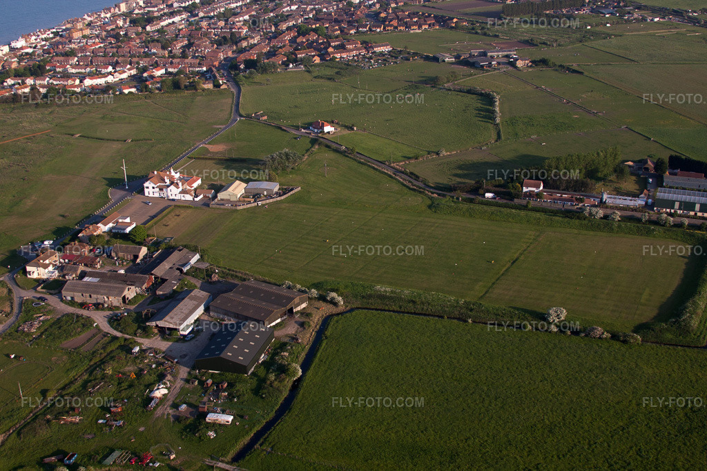 Aerial view: View of the town in Deal in the state England, Great Britain.Photo: IMG_50691.jpg taken on 05/27/2012 by Werner Riehm/FLY-FOTO.comResolution of the original: 4752 x 3168 px