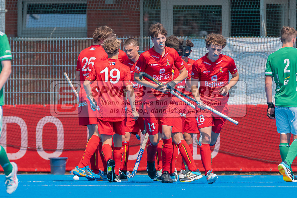 HK_20230709_100056 | Euro Hockey MU18 Belgium - Ireland Championship Girls &amp; Boys am 9.7.2023 CHTC , Krefeld ,