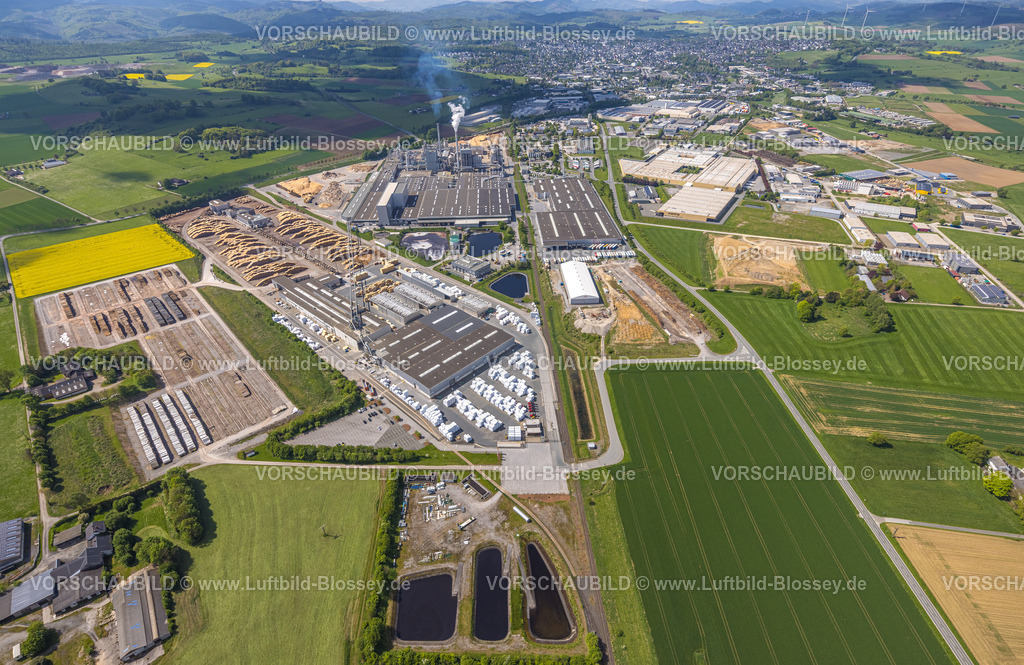Brilon240503590 | Luftbild, Egger Holzwerkstoffe Brilon GmbH, Brilon, Sauerland, Nordrhein-Westfalen, Deutschland