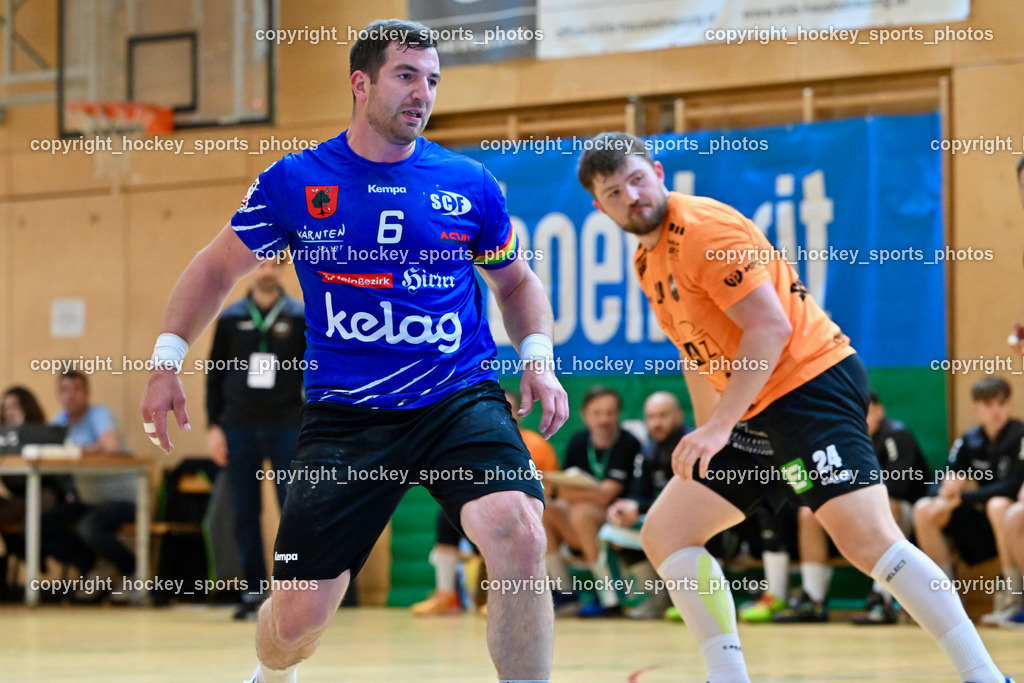 SC Ferlach vs. HSG Holding Graz | #6 Nosan Blaz SC Ferlach, #24 SCHIMMEL Florian HSG Graz, SC Ferlach vs. HSG Holding Graz, SC Ferlach vs. HSG Holding Graz am 24.05.2025 in Ferlach (Ballspielhalle Ferlach), Austria, (Photo by Bernd Stefan)