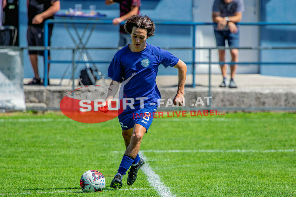 ASV Klagenfurt - Donau Klagenfurt | Fabio Primig (ASV Klagenfurt #8) ; ASV Klagenfurt - Donau Klagenfurt am 31.07.2022 in Klagenfurt
(ASV Platz Annabichl), AUSTRIA, (Photo by Ernst Krawagner sport-fan.at) - Realisiert mit Pictrs.com