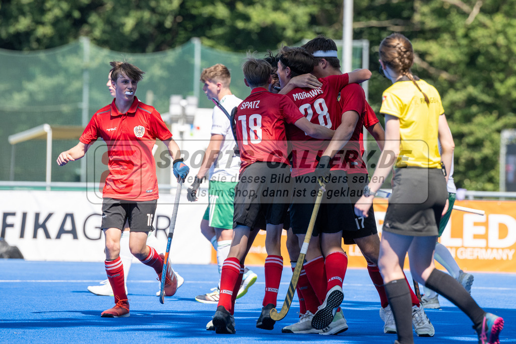 SFE_20230708_0093 | EuroHockey EM U18 Boys Austria vs Ireland am 08.07.2023 in Krefeld (Gerd-Wellen-Hockeyanlage), Photo: Stephan Fehrmann 2023 (Sports-Gallery)