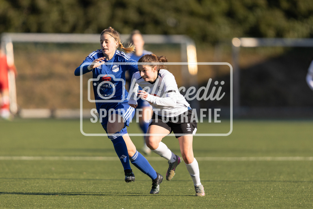 Fußball I Frauen I Saison 2025-2026 I Testspiel I BW Hollage - DSC Arminia Bielefeld I 15.02.2026-089 | Anna-Catharina Niemann (13, BW Hollage) Anna Pauline Czekalla (26, DSC Arminia Bielefeld) - Realisiert mit Pictrs.com