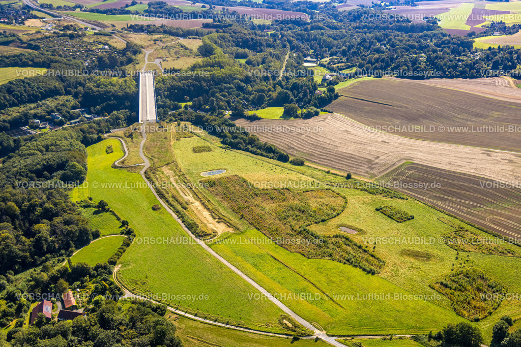 Heiligenhaus240813226 | Luftbild, Baustelle Angerbachtalbrücke, Autobahnneubauabschnitt der A44, Lückenschluss zwischen Ratingen-Ost und Velbert, Homberg, Ratingen, Ruhrgebiet, Nordrhein-Westfalen, Deutschland