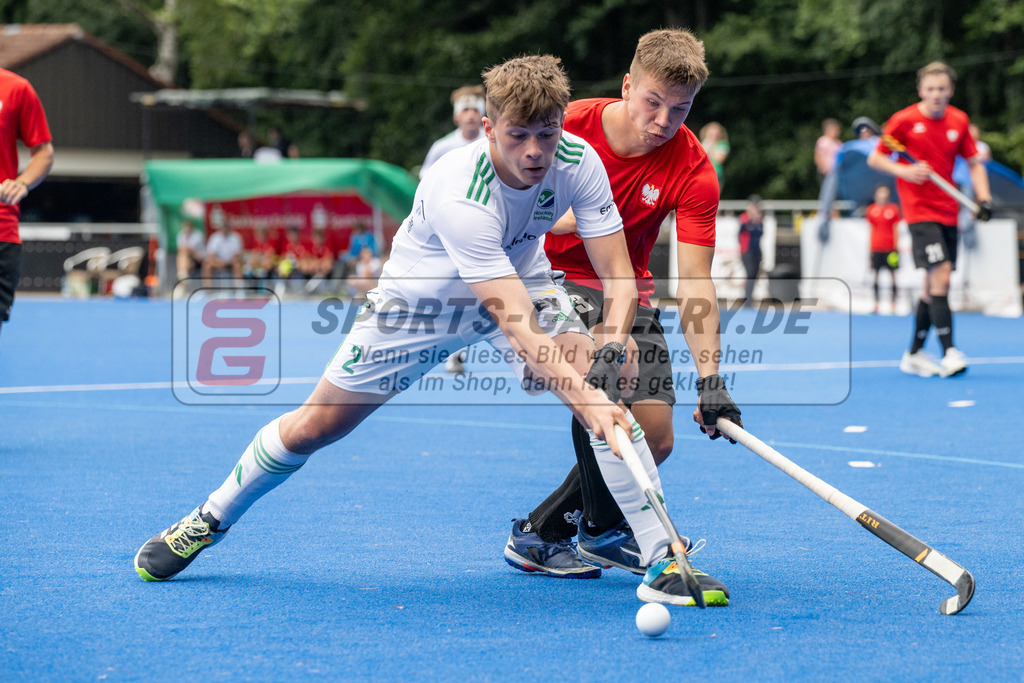 SFE_20230715_0102-2 | EuroHockey EM U18 Boys Ireland vs Poland am 15.07.2023 in Krefeld (Gerd-Wellen-Hockeyanlage), Photo: Stephan Fehrmann 2023 (Sports-Gallery)