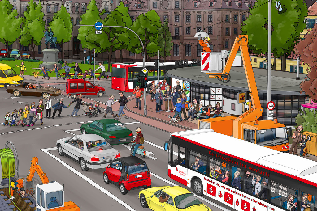 Bamberg-Wimmelbild-Schönleinsplatz-schanz-partner | Schanz & Partner - Realisiert mit Pictrs.com