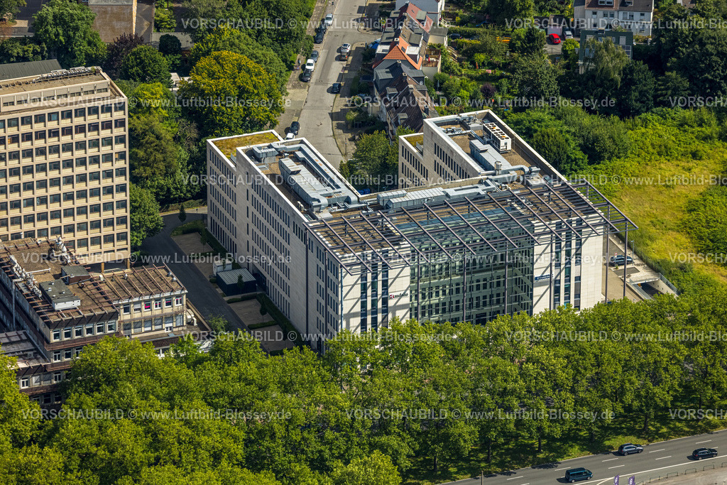 Dortmund240700129 | Luftbild, Bürozentrum B1st Software-Factory Dortmund, Rheinlanddamm 201, Unternehmen für Software, IT, neue Medien und Telekommunikation, Westfalenhalle, Dortmund, Ruhrgebiet, Nordrhein-Westfalen, Deutschland