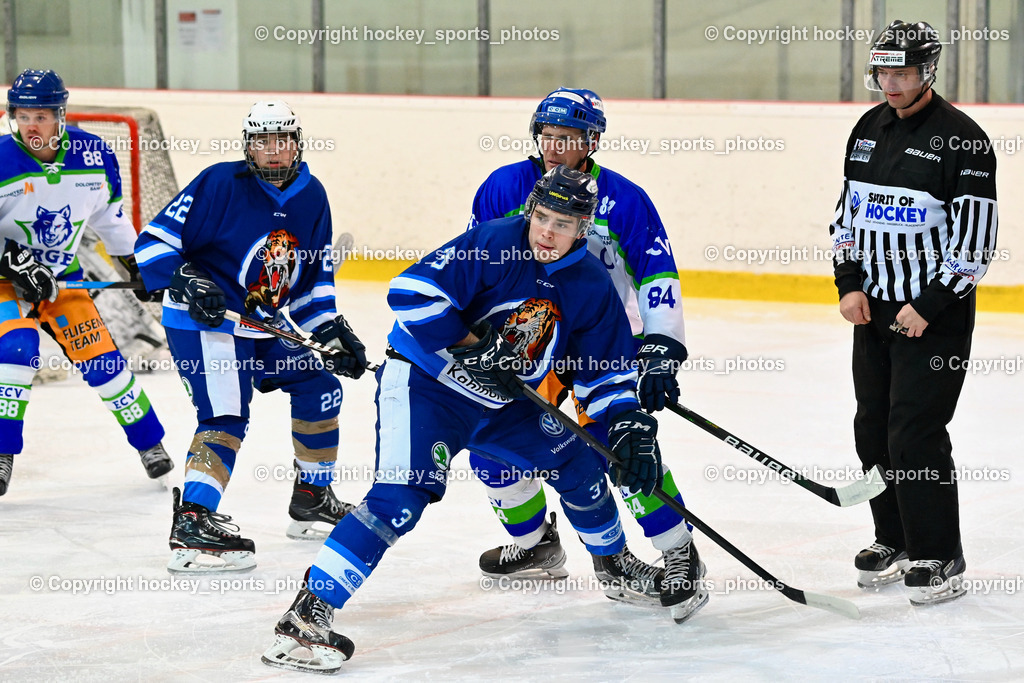  EC Tigers Paternion vs. EC Virgen 8.1.2022 | #3 Kronawetter Piersilvio, #84 Hertscheg Bernhard, #22 Neuschitzer Nino, #88 Wurnitsch Marcel, ALTERSBERGER Roland Referee