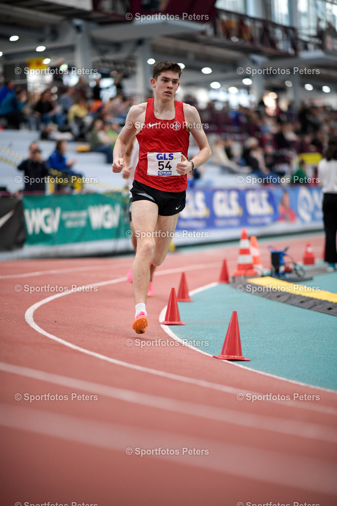 _KP12859_1 | 09.02.2025, xkaix, Leichtathletik 20. Deutsche Meisterschaften, Mehrkampf Halle v.l. Jonathan Konrad (TSV Bayer o4 Leverkusen) - Realisiert mit Pictrs.com