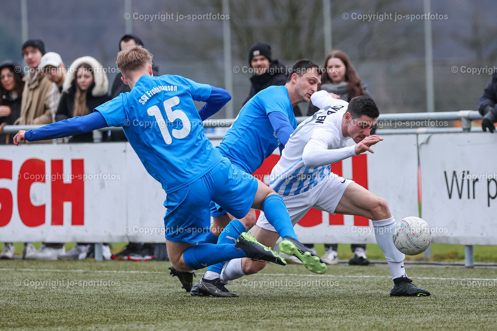 BQ3I4346 | 19.02.2023; Testspiel; Kunstrasenplatz Frohnhausen; SSV Oranien Frohnhausen : TSV Bicken