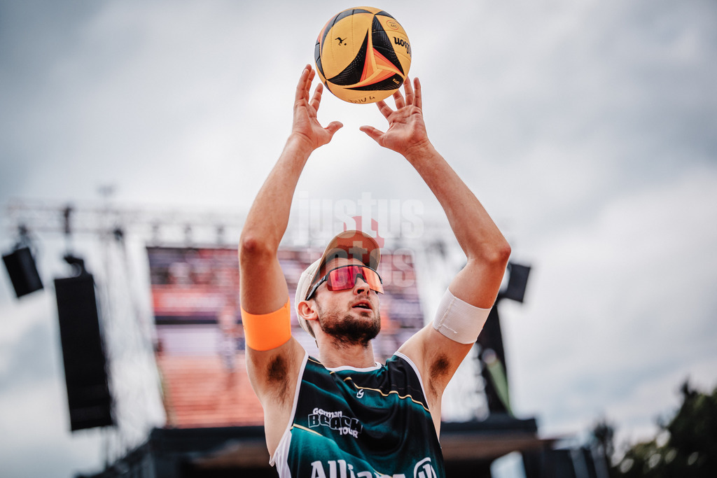 Beachvolleyball | Männer | Allianz German Beach Tour 2025 | Tourstop München | 04.07.2025 | Benedikt Sagstetter