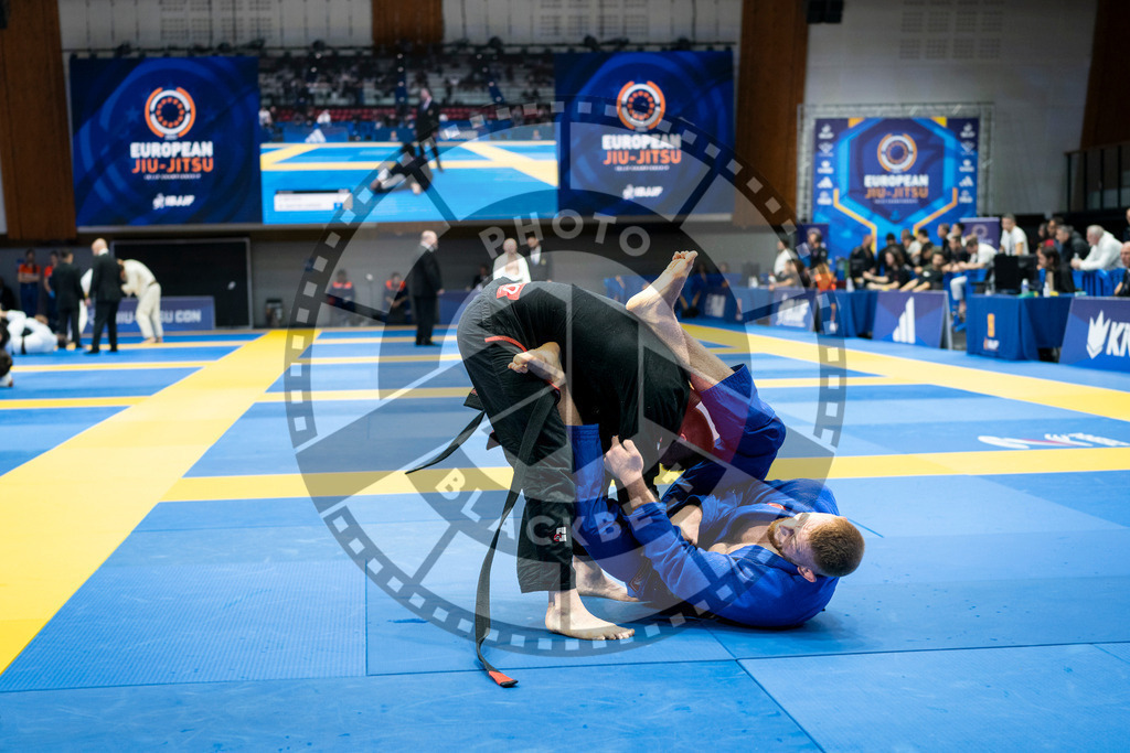 20240126PBB0298 | Fighters compete during the Brazilian Jiu-Jitsu European Championship of the IBJJF in Paris, France, on January 26, 2024.
