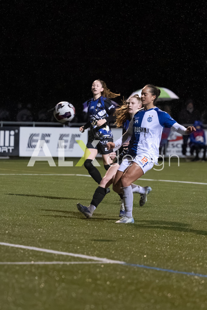 Fußball I Frauen I Saison 2025-2026 I AXA Women's Super League | Women I 14. Spieltag I Grasshoppers Club Zürich - FC Luzern I 14.02.2026 | 12 Kayla McKenna (JM) (GC Zürich) – Angriff - Realisiert mit Pictrs.com