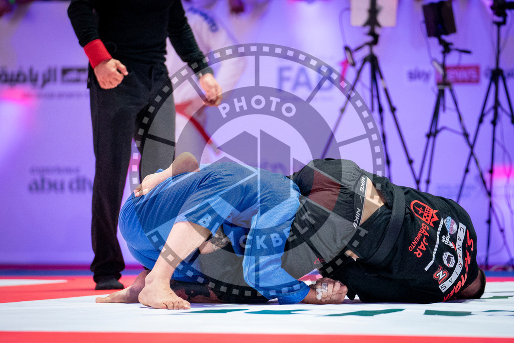 20231107PBB6037 | Fighters compete during the AJP World Master Championship in the Mubadala Arena in Abu Dhabi, Arab United Emirates, on November 7, 2023.