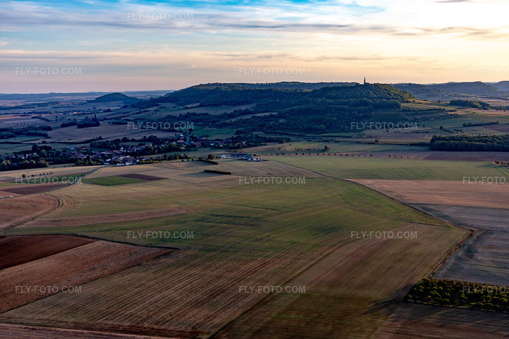 Aerial view: Basilica of Sion in Saxon-Sion in the state Meurthe et Moselle, France. – Photo: IMG_117938.jpg taken on 09/14/2019 by Werner Riehm/FLY-FOTO.com – Resolution of the original: 5472 x 3648 px