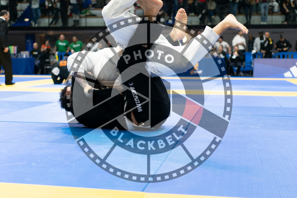 20240119PBB2742 | Fighters compete during the IBJJF European Championship in Paris, France, on January 19, 2024.
