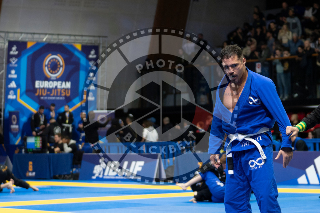 20240119PBB3366 | Fighters compete during the IBJJF European Championship in Paris, France, on January 19, 2024.