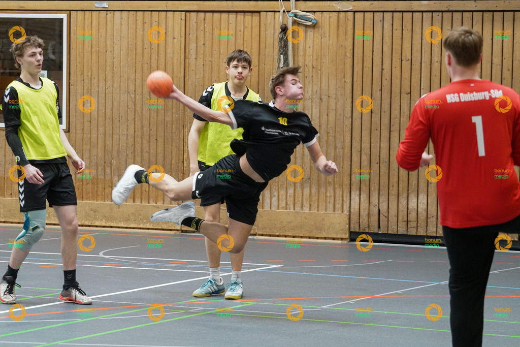 HC Sterkrade 75 B-Jugend vs HSG Duisburg-Süd B-Jugend - Regionsoberliga männliche Jugend B 15.03.2026 | Foto: Daniel Böhm | bonum.media - Realisiert mit Pictrs.com