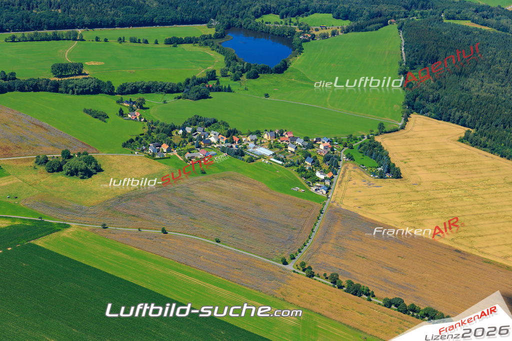 Luftbild von Reinberg Dippoldiswalde - Luftaufnahme wurde 2016 von https://frankenair.de mittels Flugzeug (keine Drohne) erstellt - die Geschenkidee