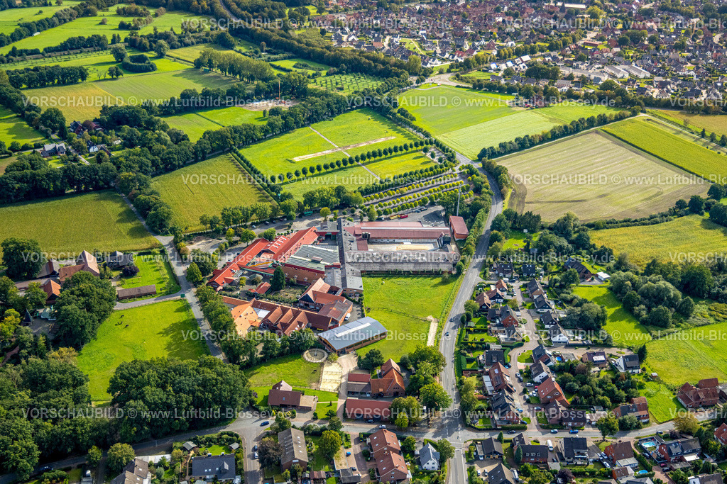 Haltern230905727 | Luftbild, Prickings-Hof Bauer Ewald, Musterbauernhof und Freizeitpark, Lehmbraken, Haltern am See, Ruhrgebiet Münsterland, Nordrhein-Westfalen, Deutschland