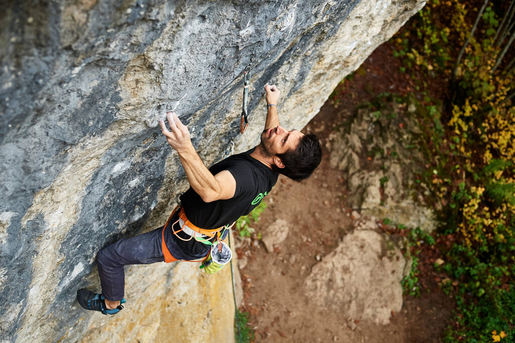 CS-191109-0105-1 | Julian Söhnlein in seinem Projekt an der Ringlerwand im Püttlachtal